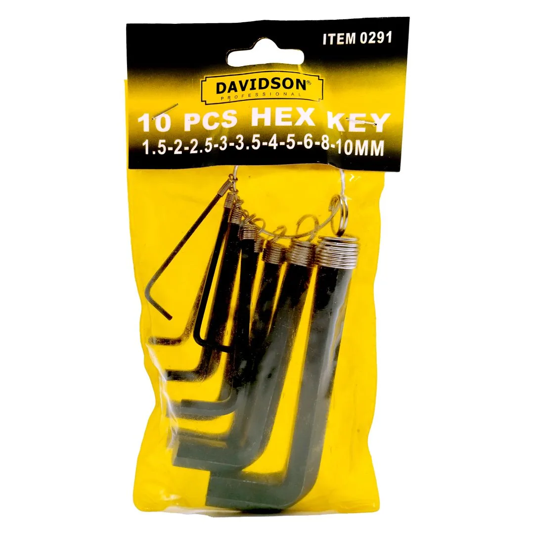 Llaves Allen en mm. – en llavero 10 pcs.