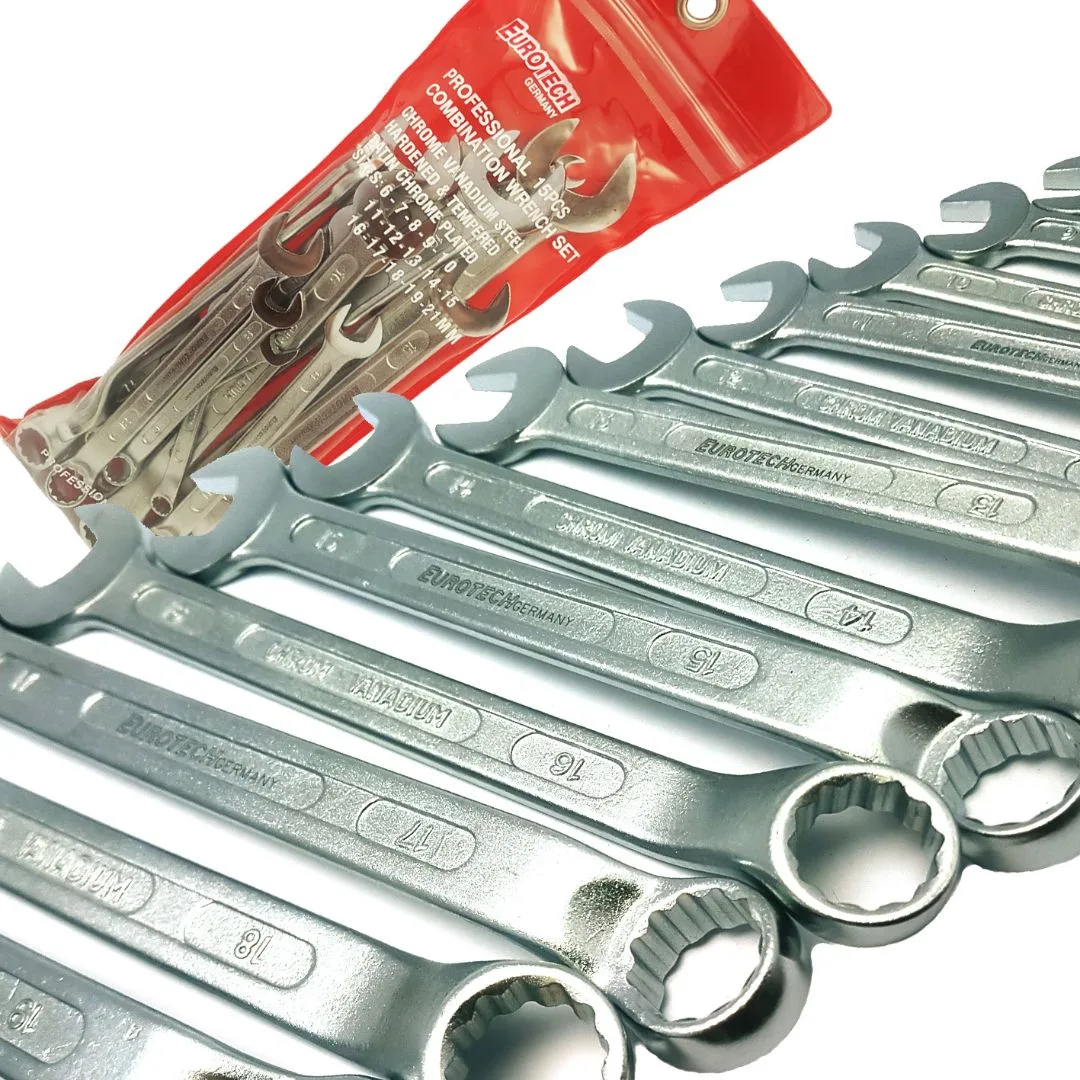 Llaves combinadas – 15 pcs.