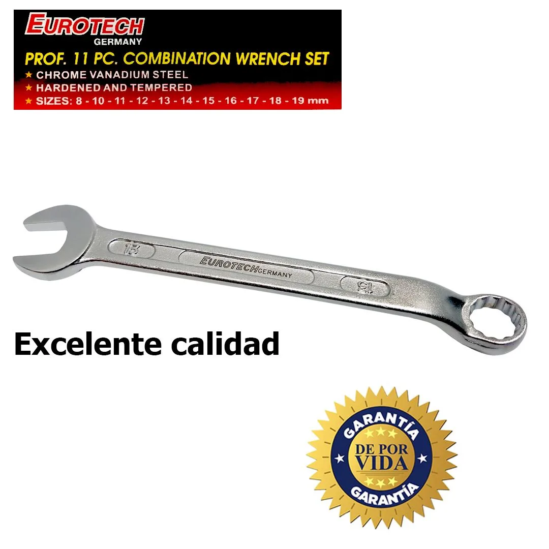 Llaves combinadas – 11 pcs. - imagen 2
