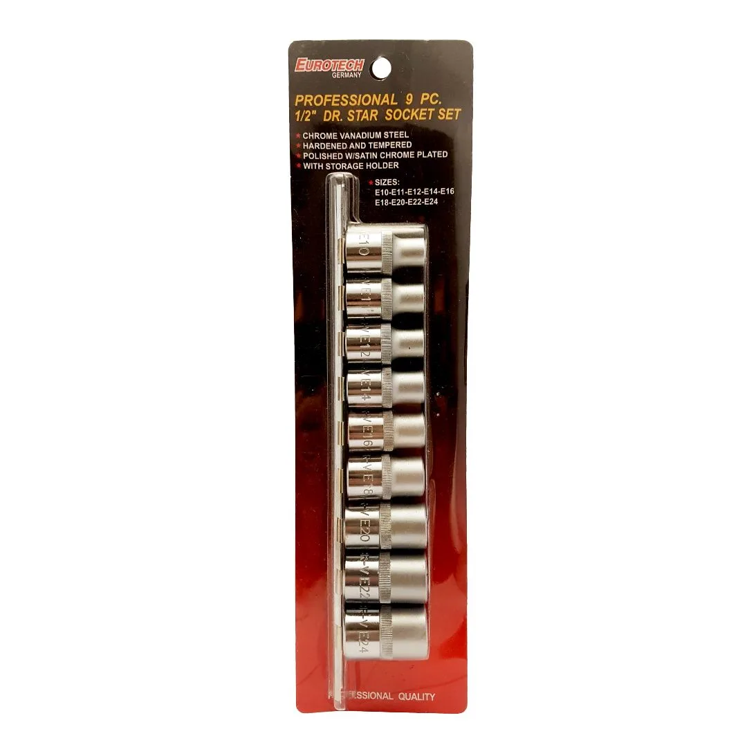 Tubos Torx hembra – encastre 1/2″ – 9 pcs. - imagen 3