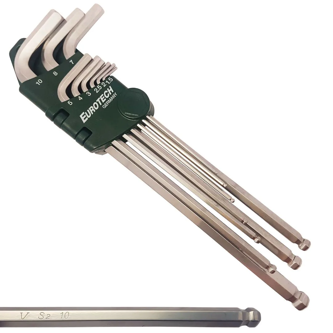 Llaves Allen en mm. – 9 pcs.