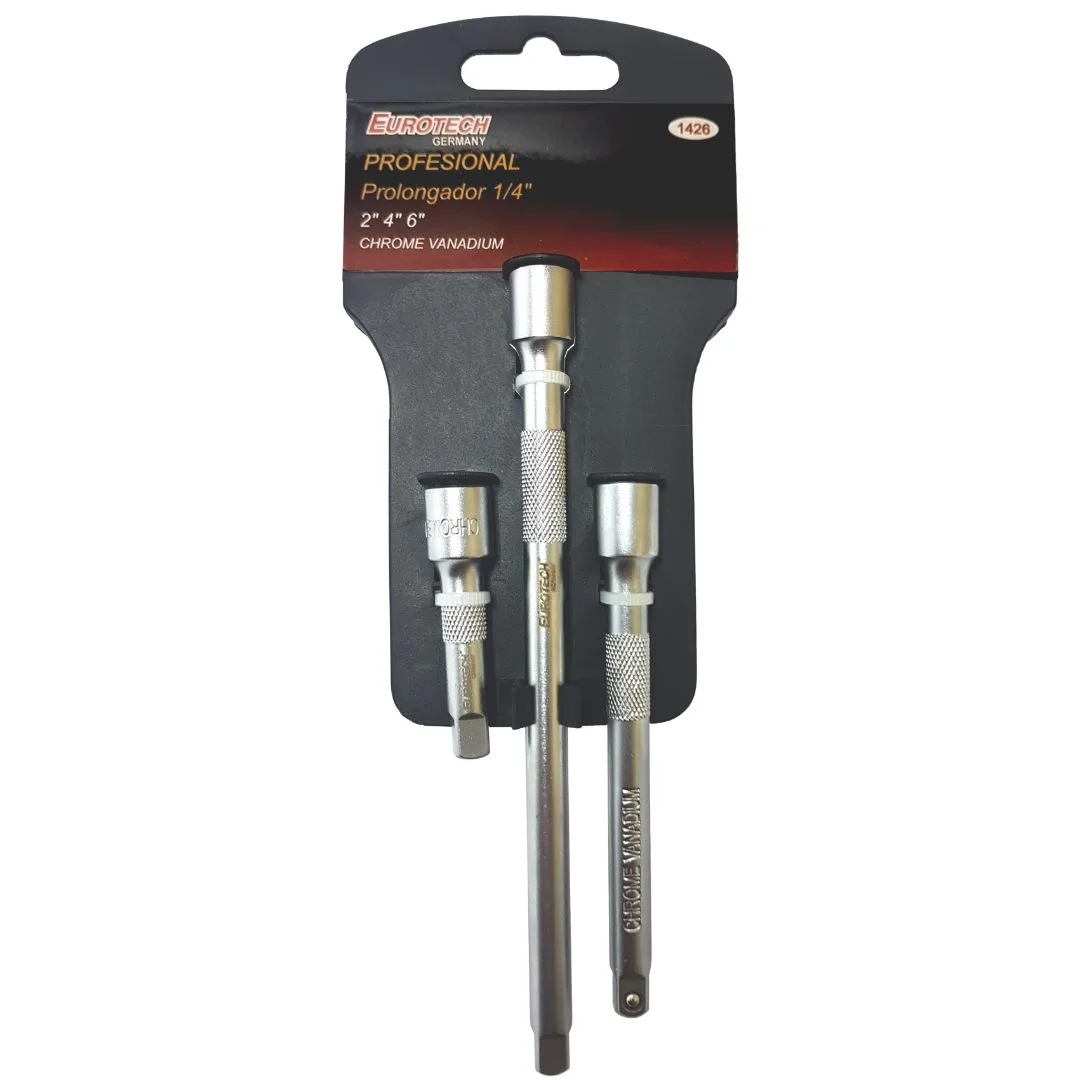 Prolongador Extensión Enc. 1/4″ – 3 pcs.