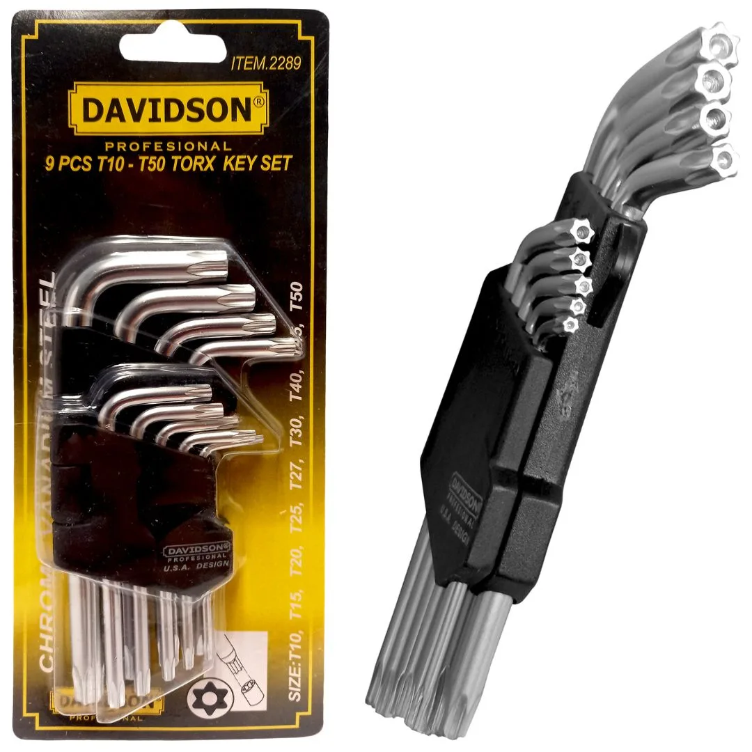 Llaves Torx cortas – 9 pcs.