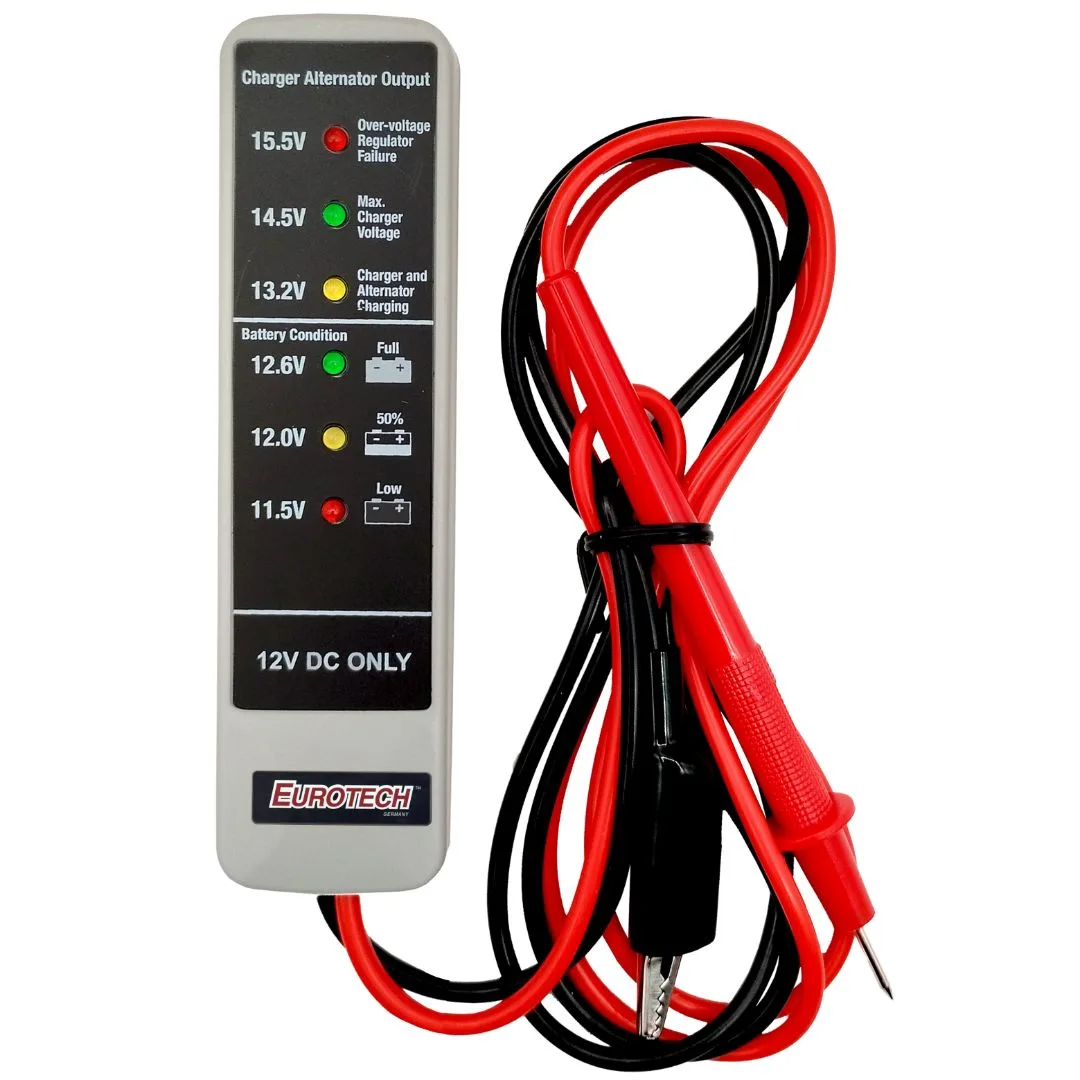 Tester batería alternador 12V
