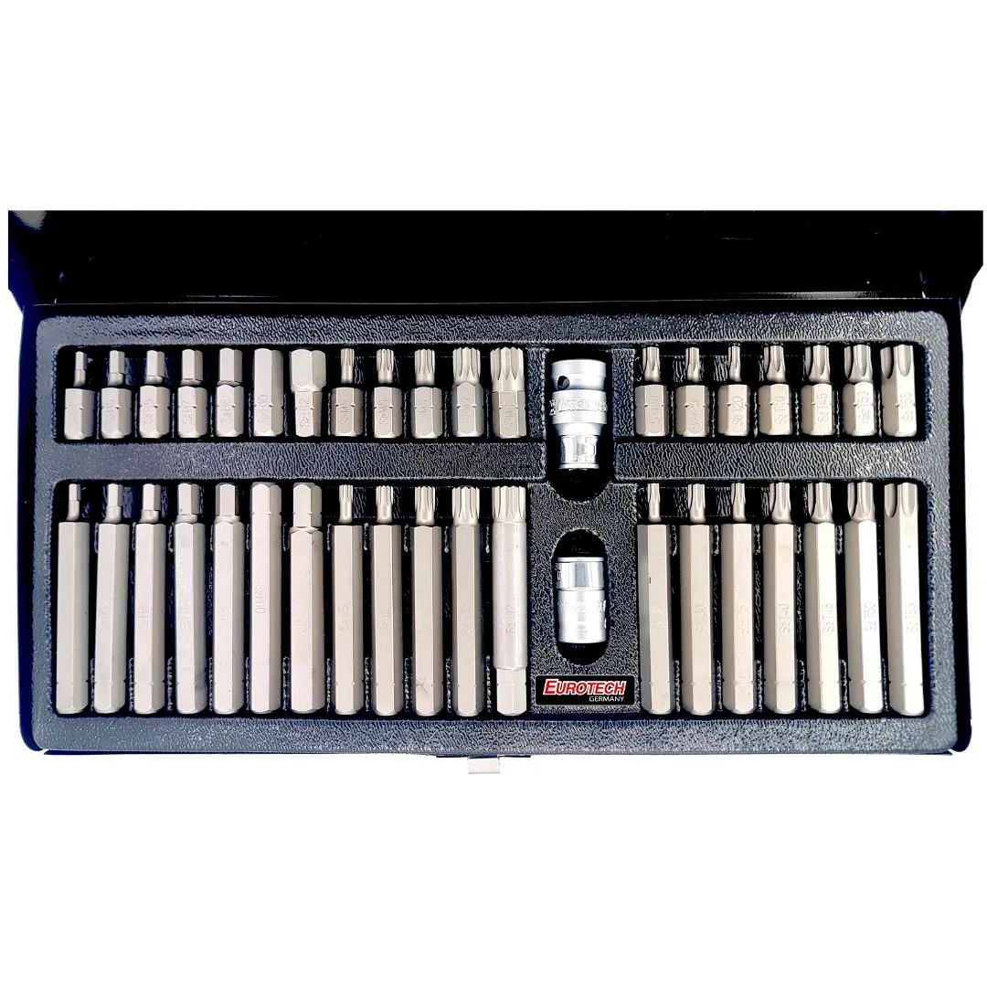 Puntas Allen Torx Estriadas – de Molibdeno – 40 pcs.