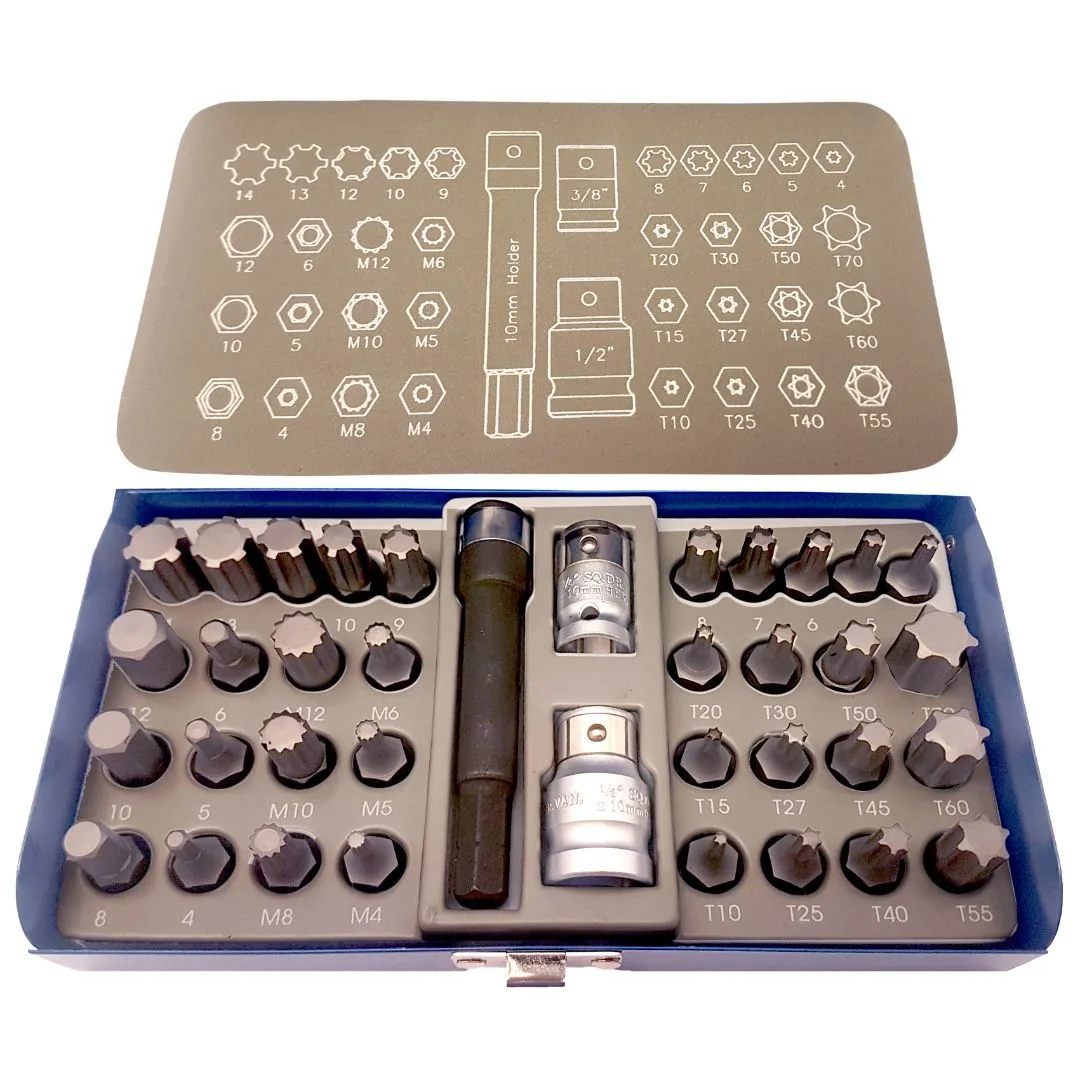 Puntas variadas cortas – de Molibdeno – 37 pcs.