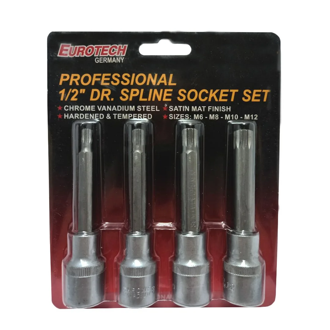 Puntas Spline 1/2″ – M6 M8 M10 M12 – 4 pcs. - imagen 2