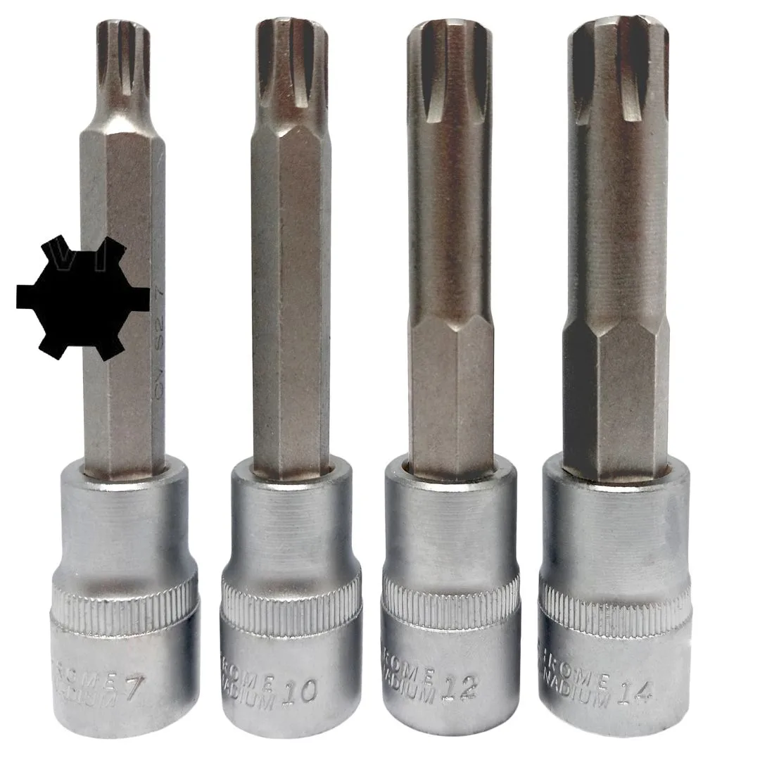 Puntas Ribe 1/2″ – M7 M10 M12 M14 – 4 pcs.