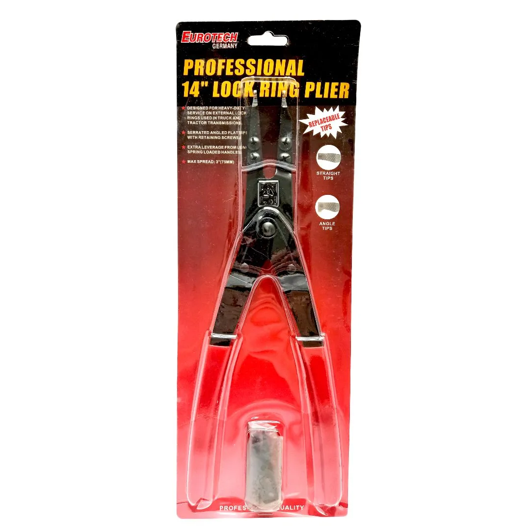 Pinza para seguros de caja – puntas cambiables – largo 35 cm. - imagen 3