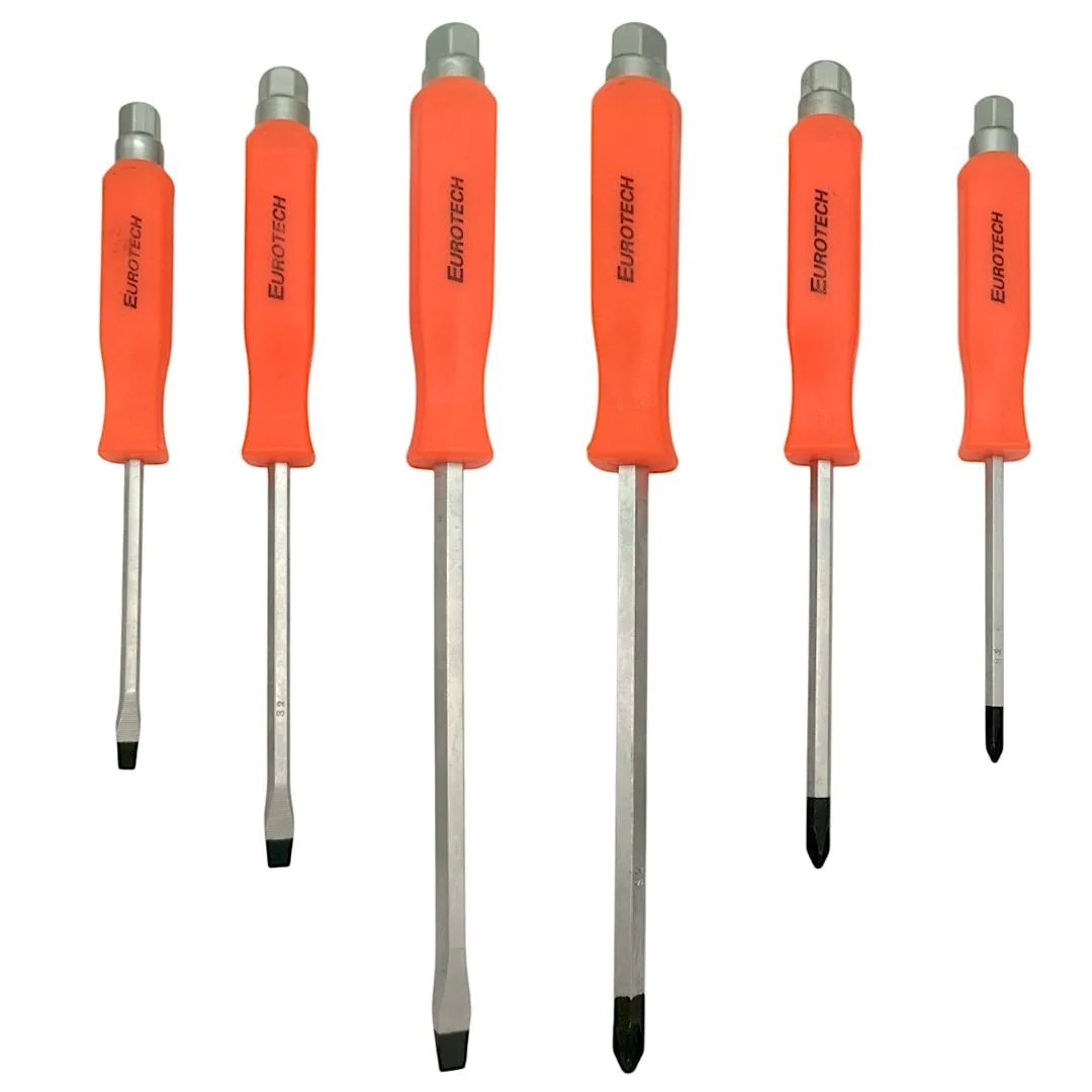 Destornilladores golpe c/ tuerca x6 pcs.