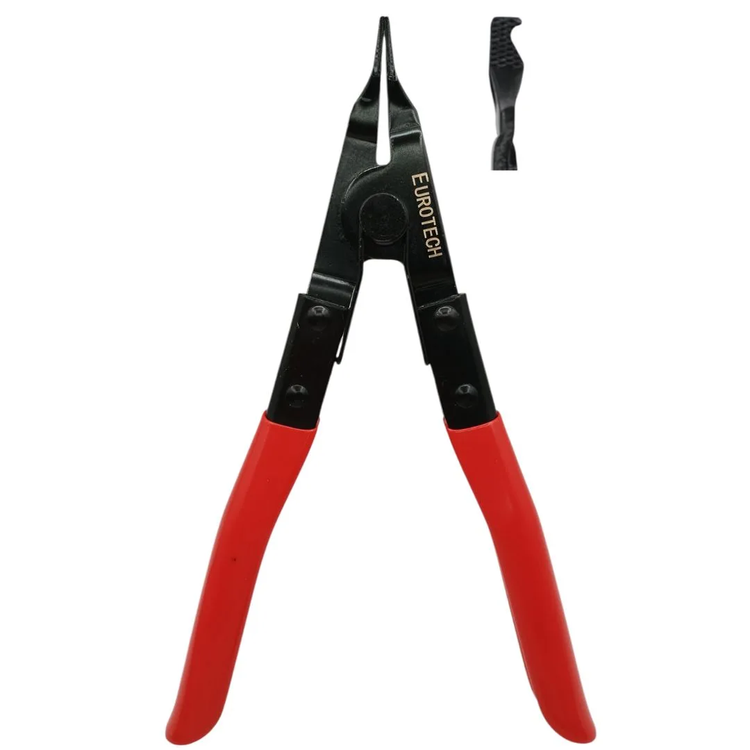Pinza aros pistón seguros caja – punta gancho