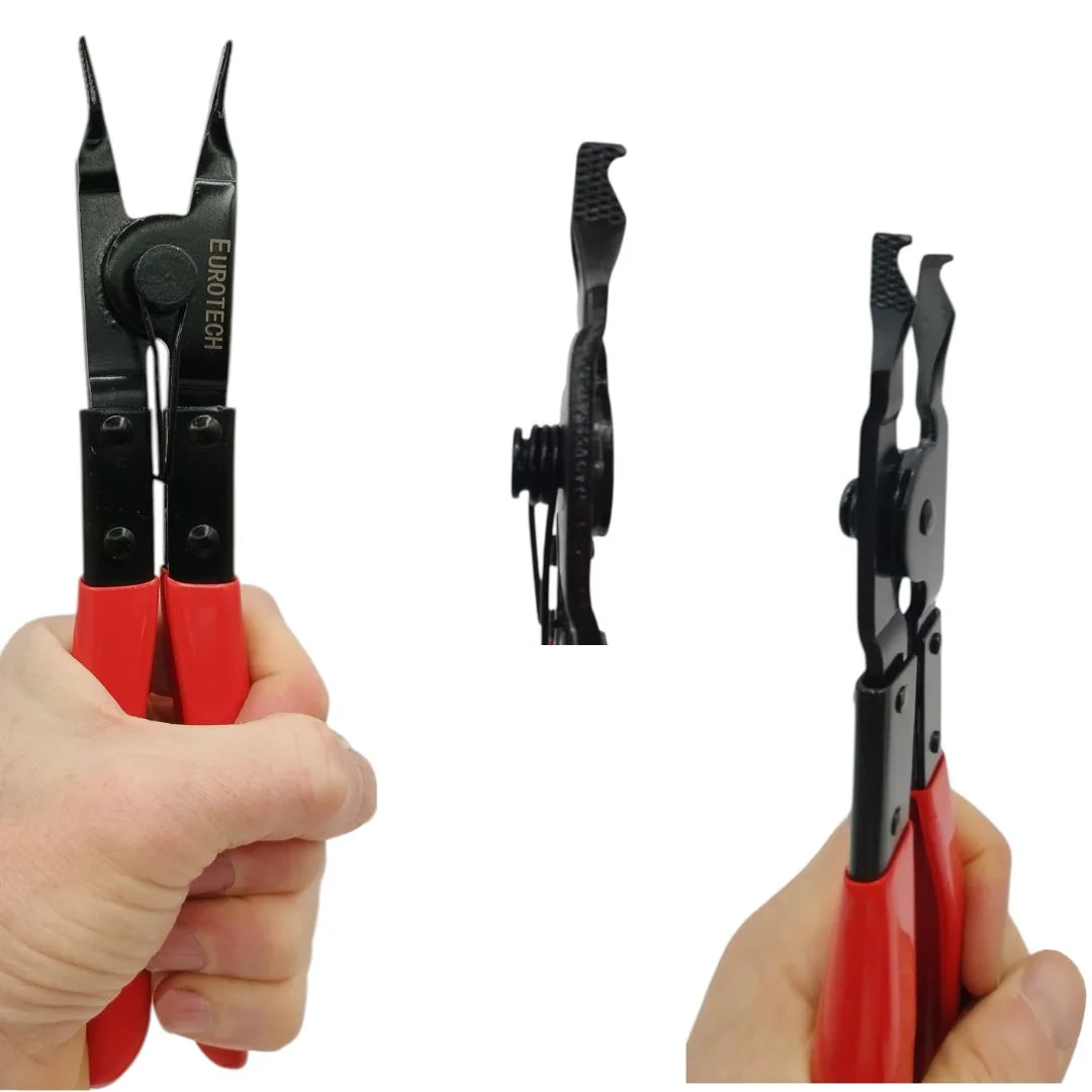 Pinza aros pistón seguros caja – punta gancho - imagen 2