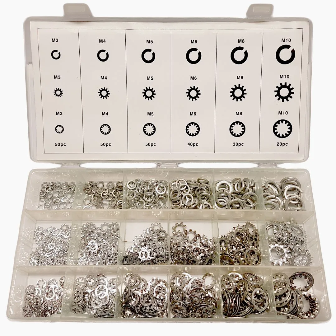 Surtido de arandelas – 720 pcs.
