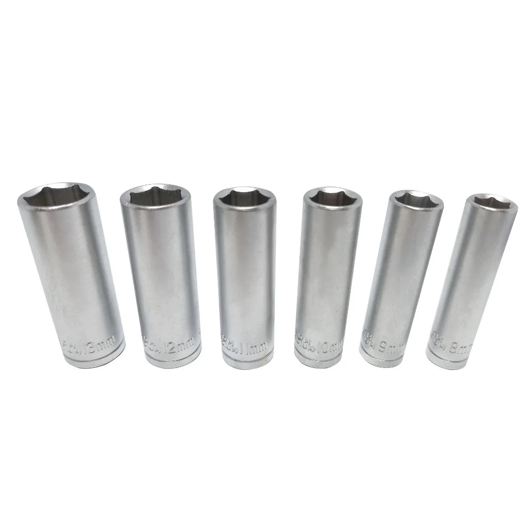 Tubos largos 1/4″ – 8 a 13 mm. – 6 pcs.