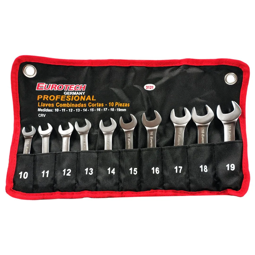 Llaves combinadas cortas – 10 pcs.