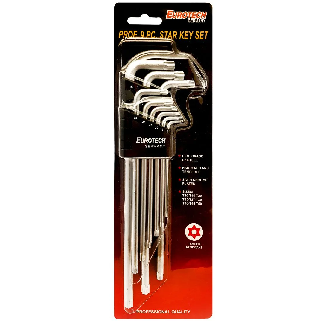 Llaves Torx 6 alas – 9 pcs. - imagen 4