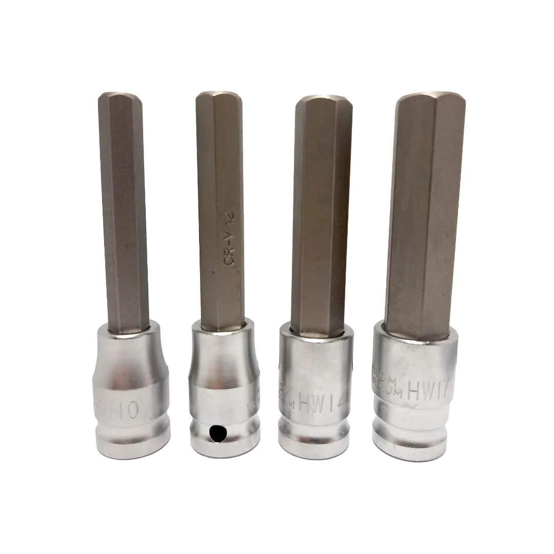 Puntas Allen 1/2″ – 10 12 14 17 mm. – 4 pcs.