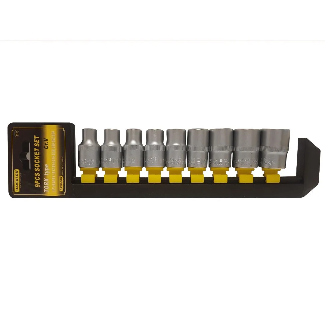 Tubos Torx hembra – encastre 1/2″ – 9 pcs. - imagen 2