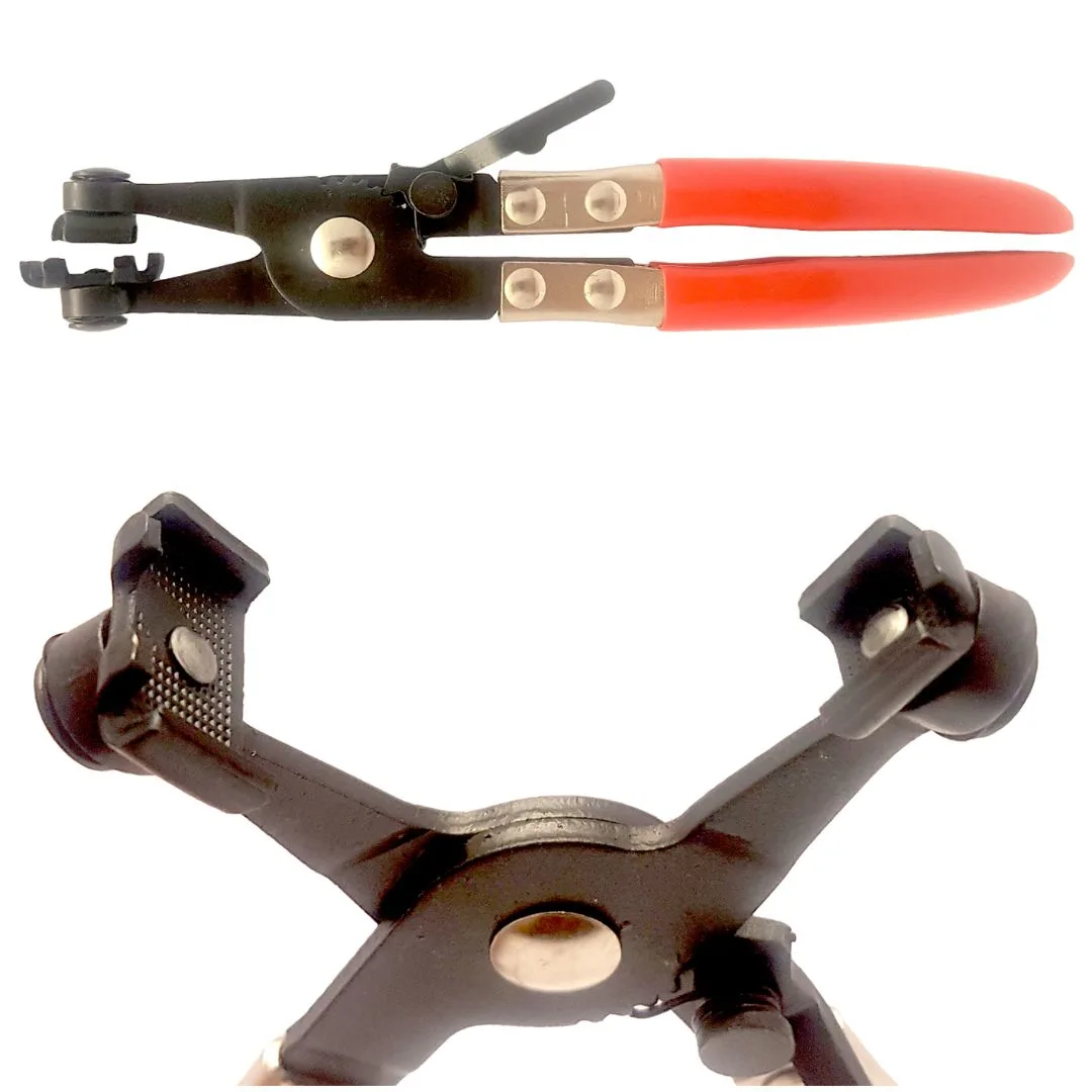 Pinza abrazaderas planas – terminal ancha