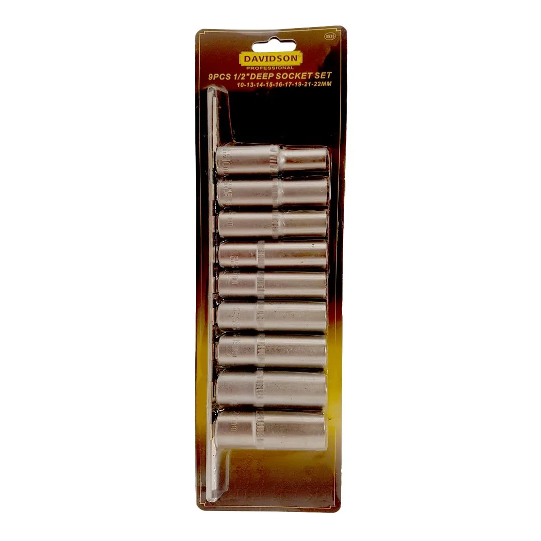 Tubos largos 1/2″ – 10 a 22 mm. – 9 pcs.