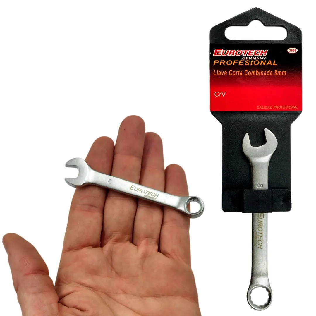Llave combinada corta – 8 mm