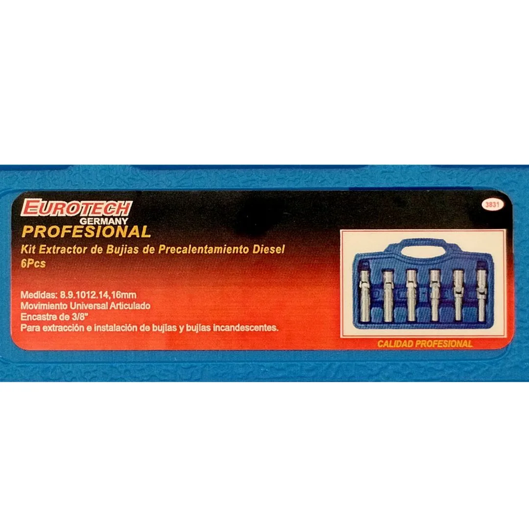 Extractor bujía precalentamiento diesel – 6 Pcs. - imagen 4