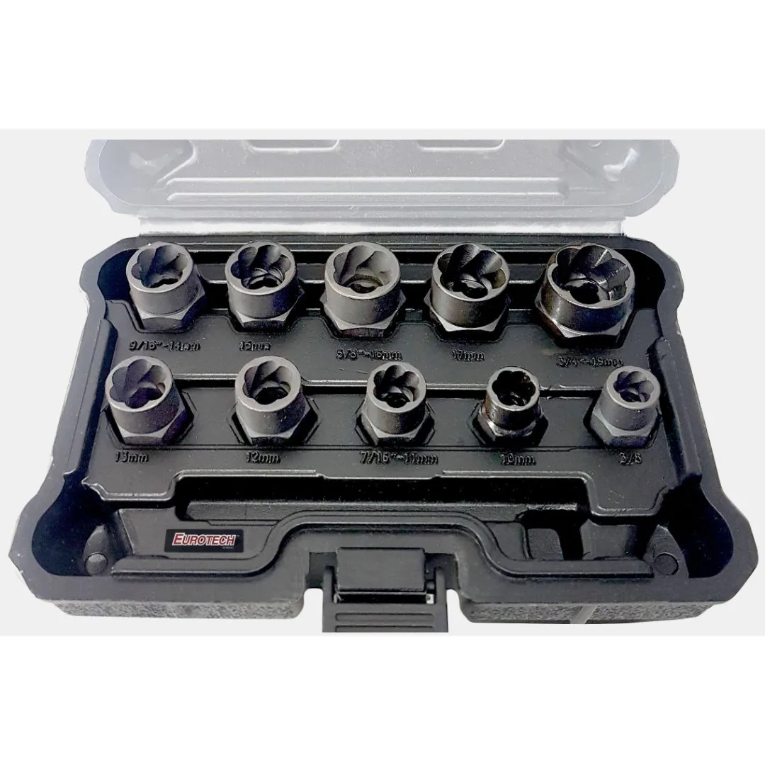 Extractor de tornillo roto – 10 pcs.