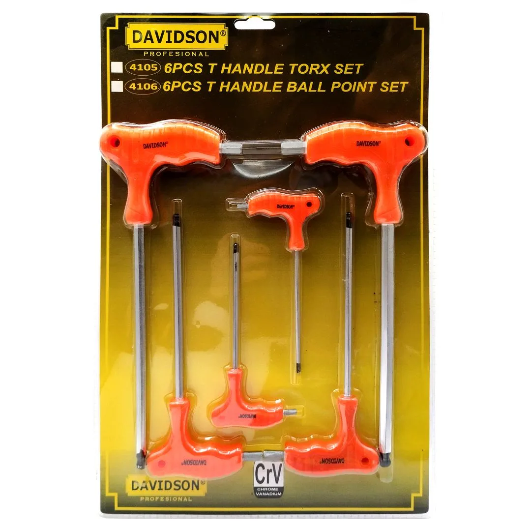 Llaves Allen mango T – 6 pcs.