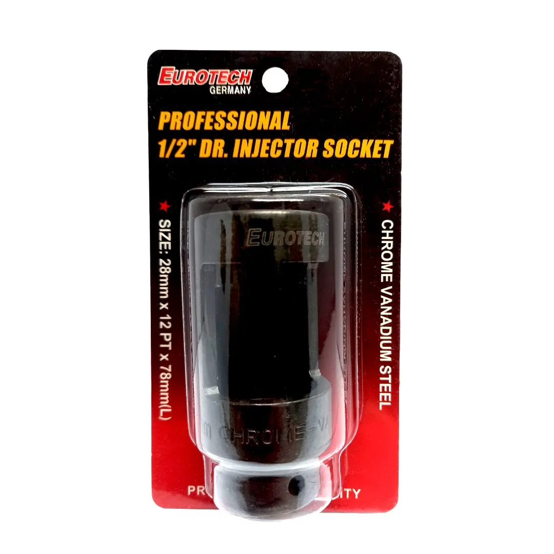 Tubo largo extractor de inyectores – estriado – 27 mm.