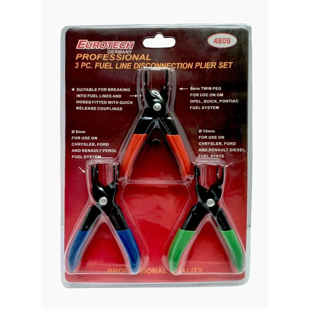 Pinzas para acople línea combustible – 3 pcs. - imagen 2