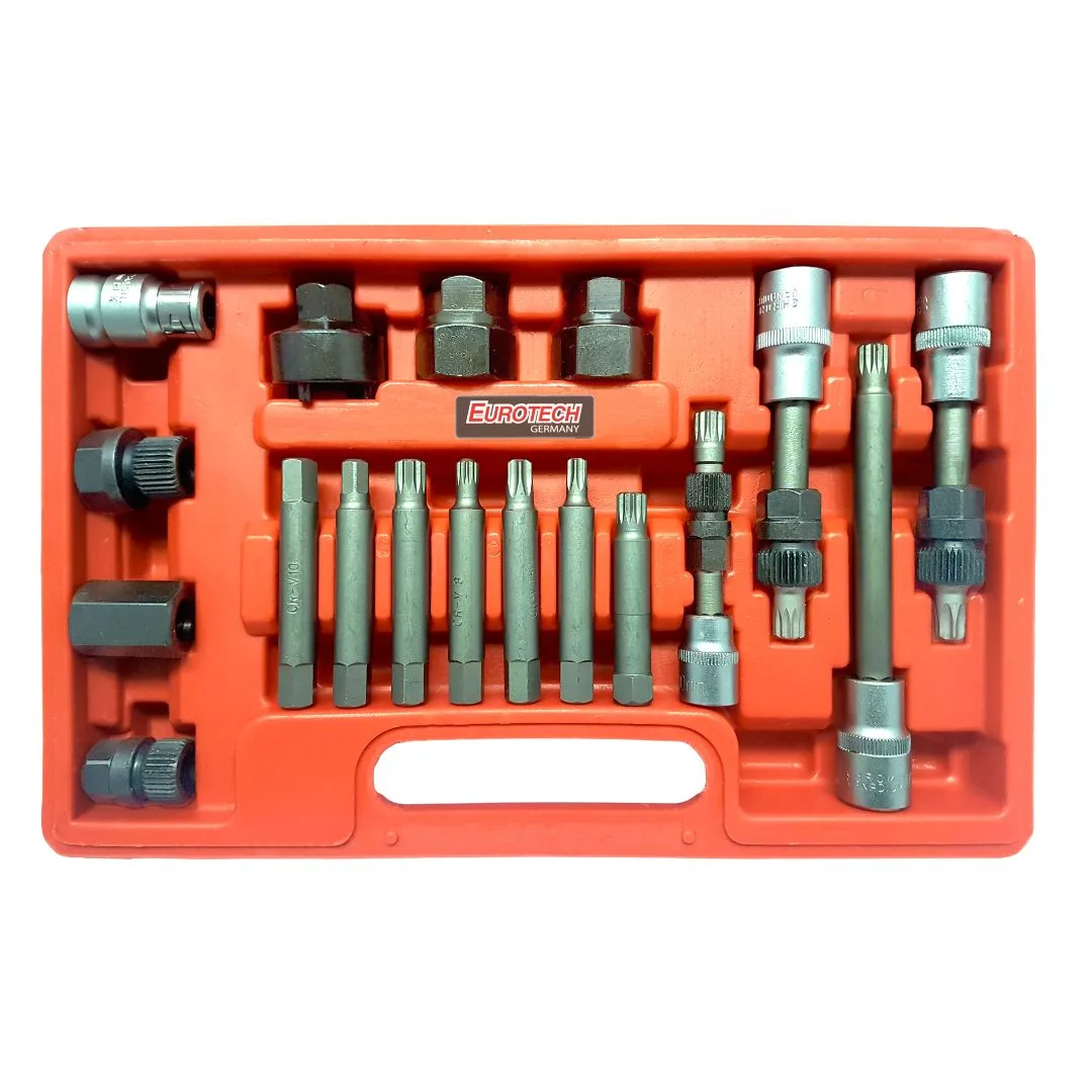 Extractor De Poleas Y Alternador – Kit 18 Piezas