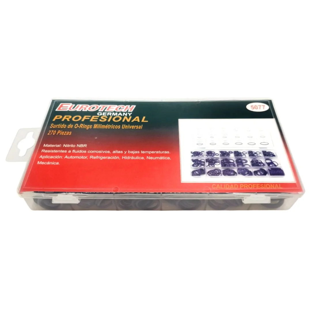 Orings de NBR Nitrilo – surtido 270 pzs. – En milímetros - imagen 2