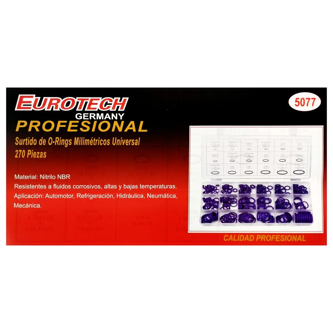 Orings de NBR Nitrilo – surtido 270 pzs. – En milímetros - imagen 5