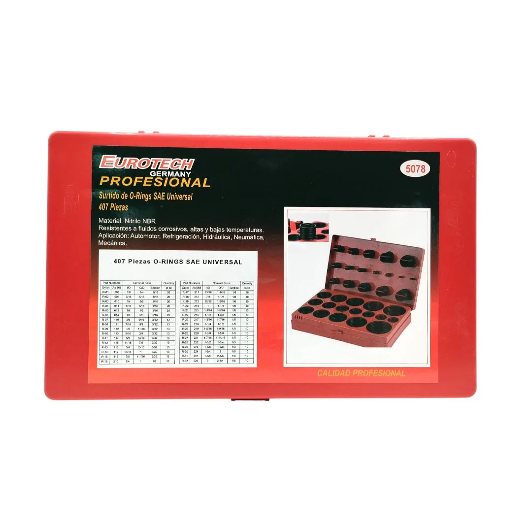 Orings de NBR Nitrilo – surtido 407 pcs. – En pulgadas - imagen 5