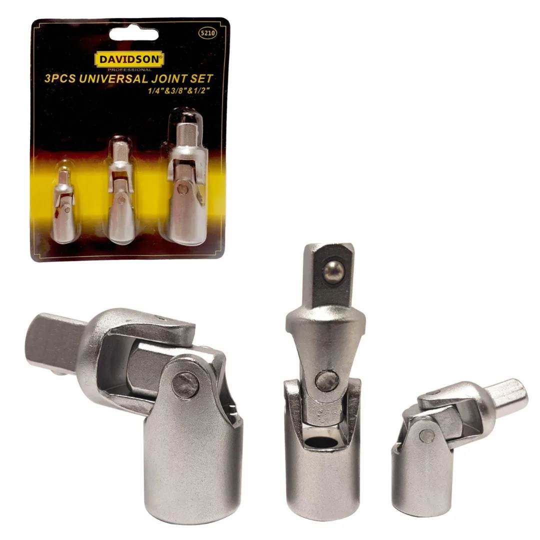 Movimiento universal x 3 pcs – 1/4″ 3/8″ 1/2″