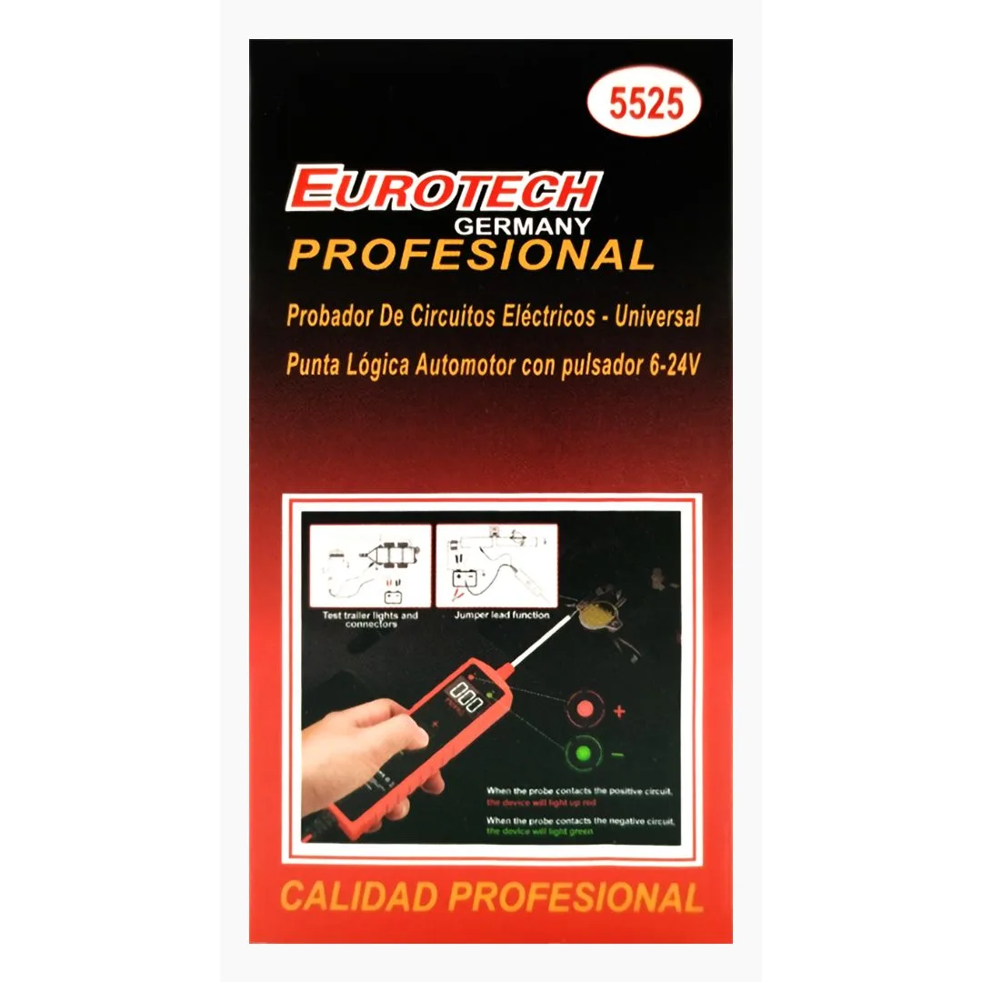 Punta lógica con pulsador – Probador de polaridad circuitos 6 a 24v - imagen 5