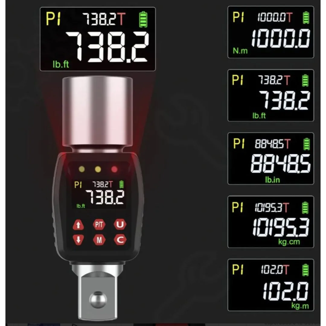 Torquímetro digital 1000 Nm | Enc 3/4″ – Con sonido - imagen 4
