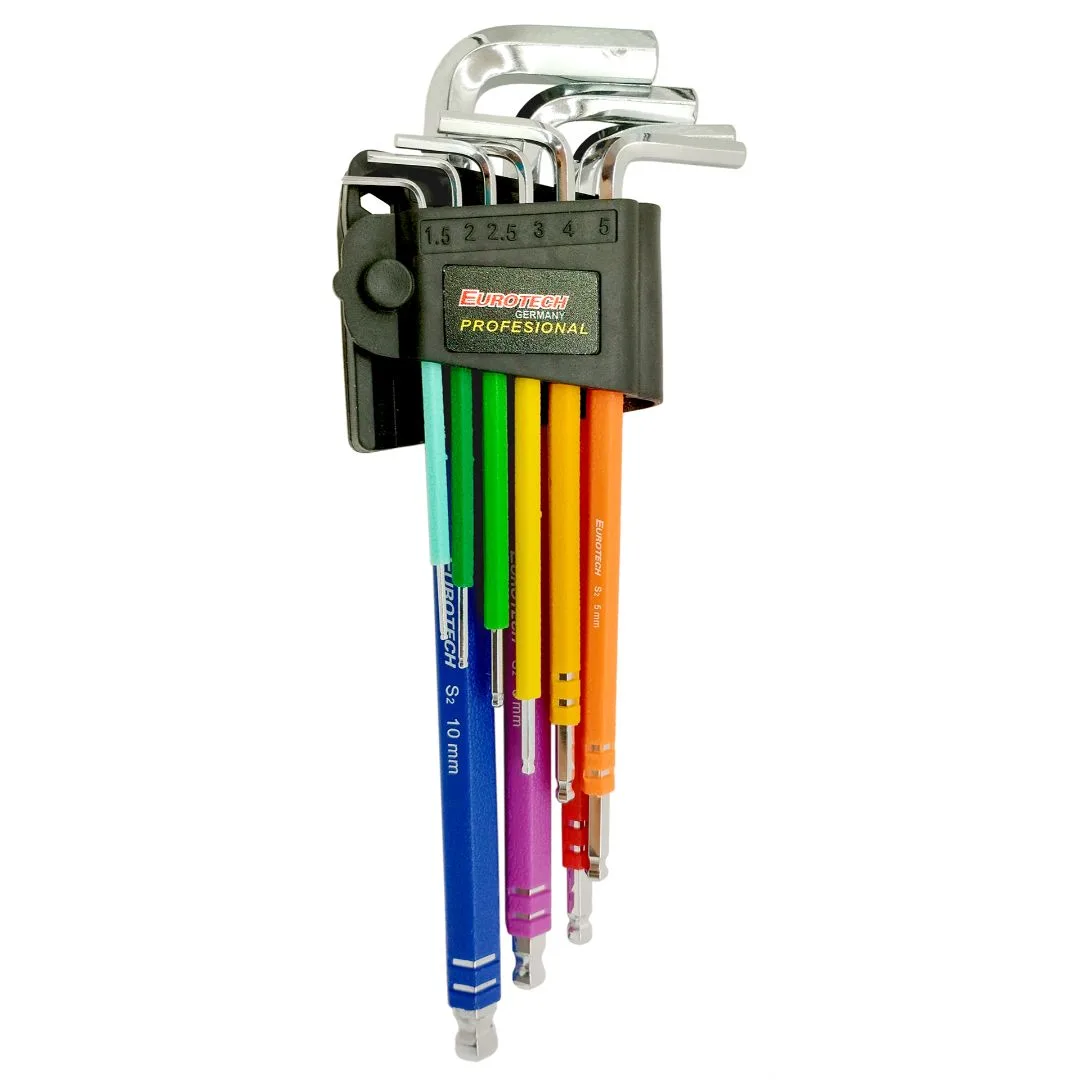 Llaves Allen en Acero S2 – 1.5 a 10 mm – 9 pcs. - imagen 3
