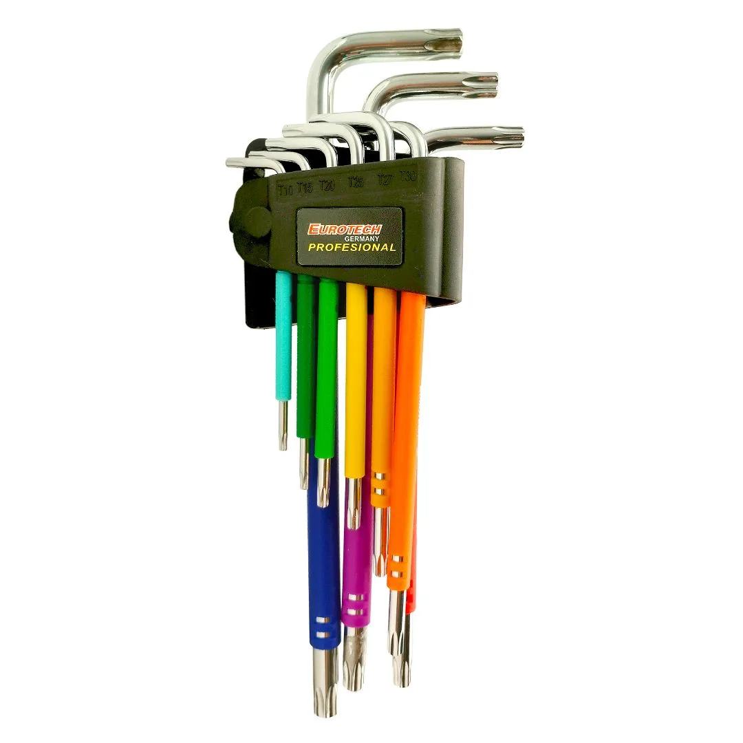 Llaves Torx en Acero S2 – T10 a T50 – 9 pcs. - imagen 3