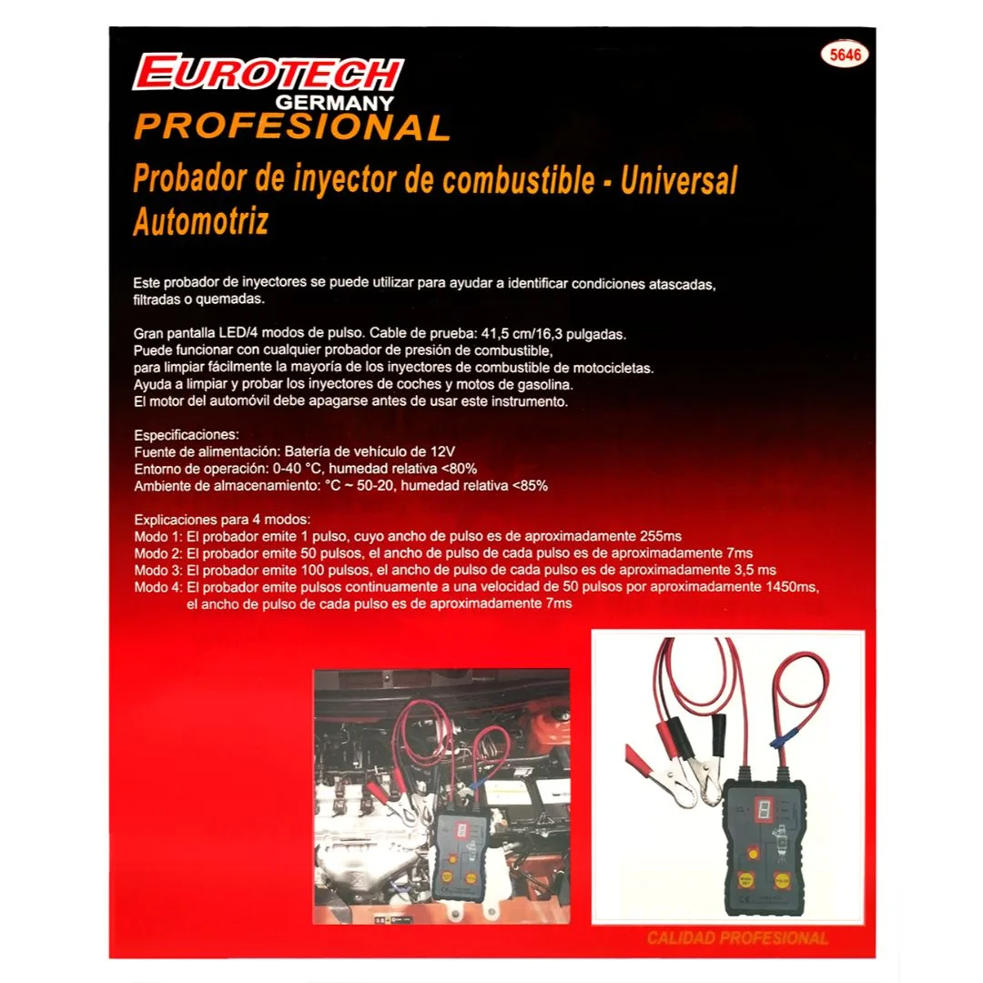 Probador inyector motor combustible - imagen 4