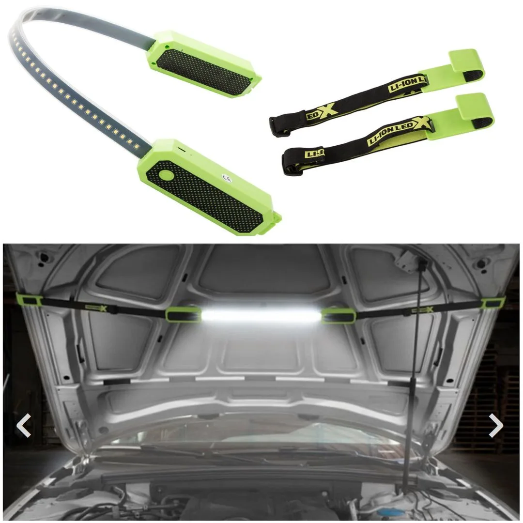 Lámpara de trabajo Flexible – LED recargable – 15″ - imagen 4