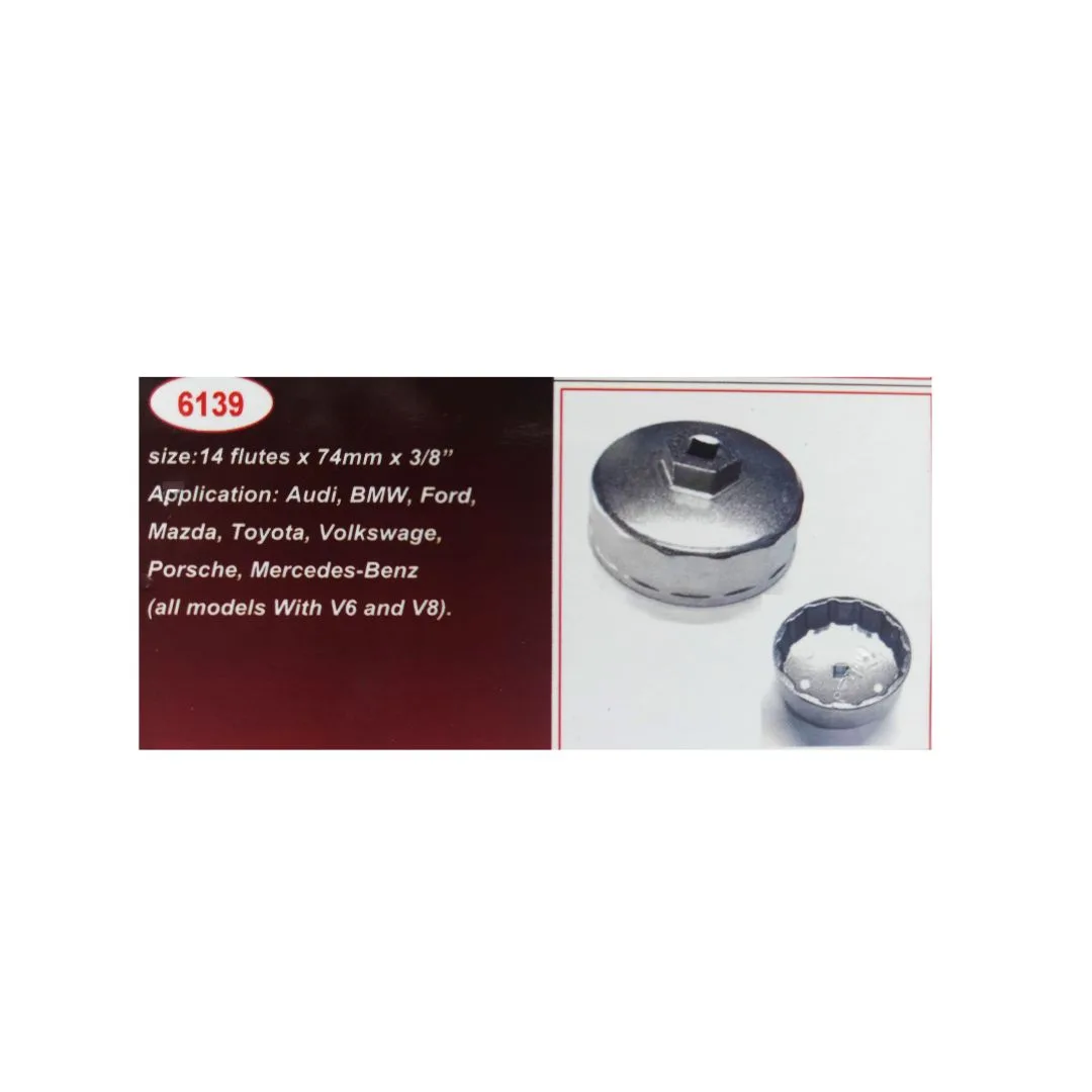Sacafiltro de aceite – taza – Sprinter y modelos V6 V8 - imagen 2