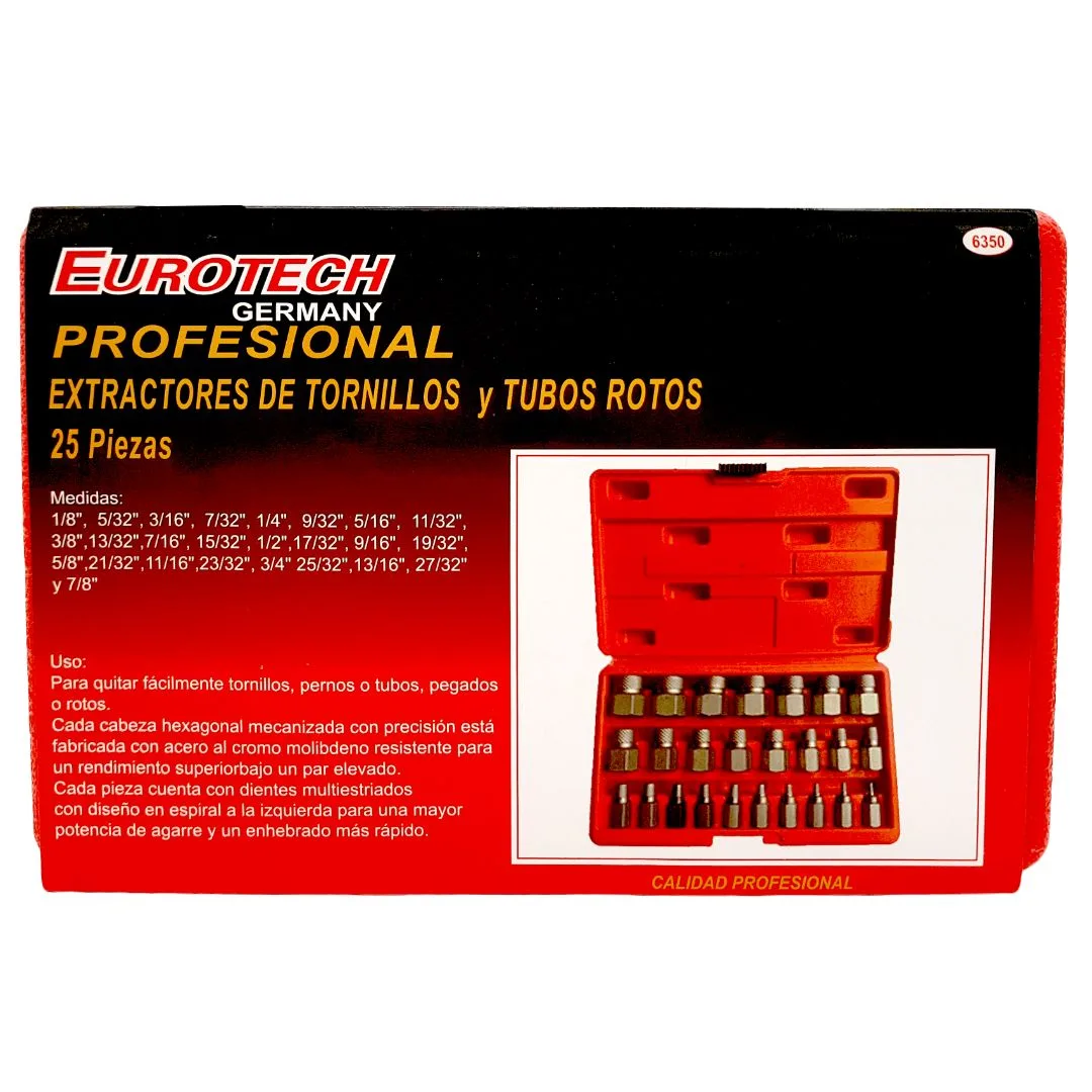Extractor de tornillo roto – 25 pcs. - imagen 2