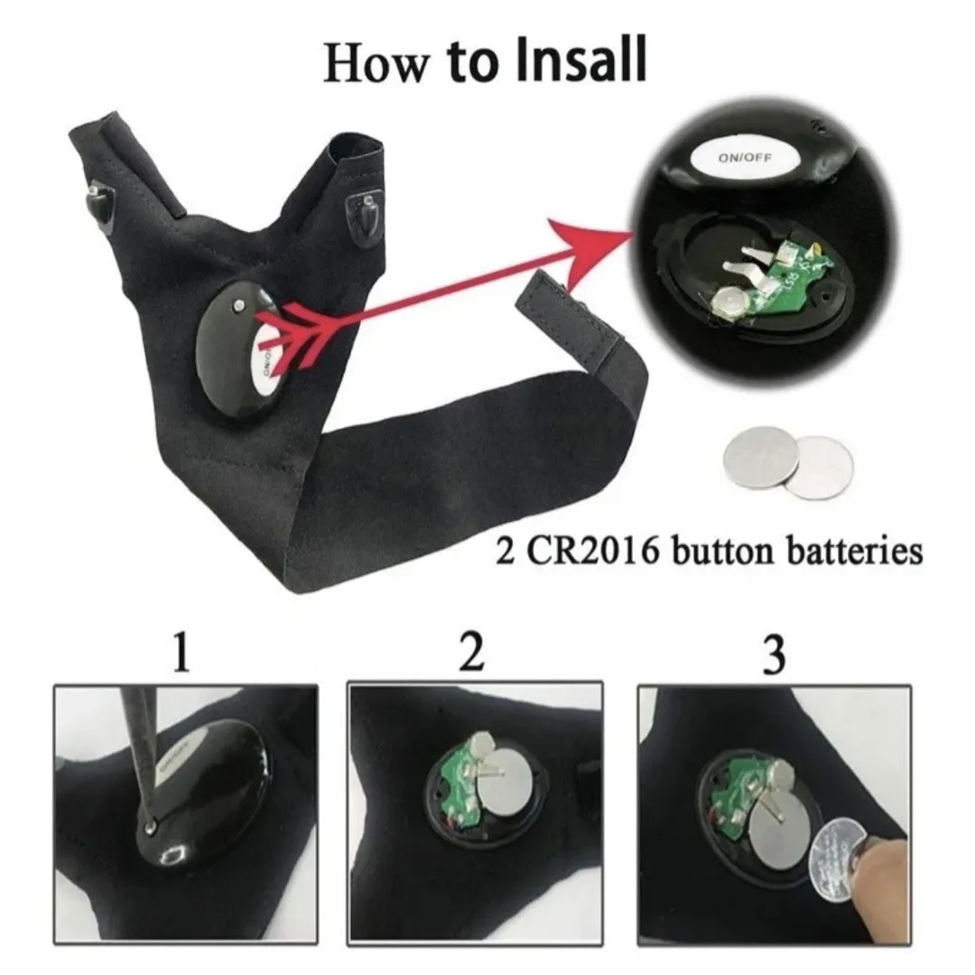 Par guantes con linterna LED - imagen 4