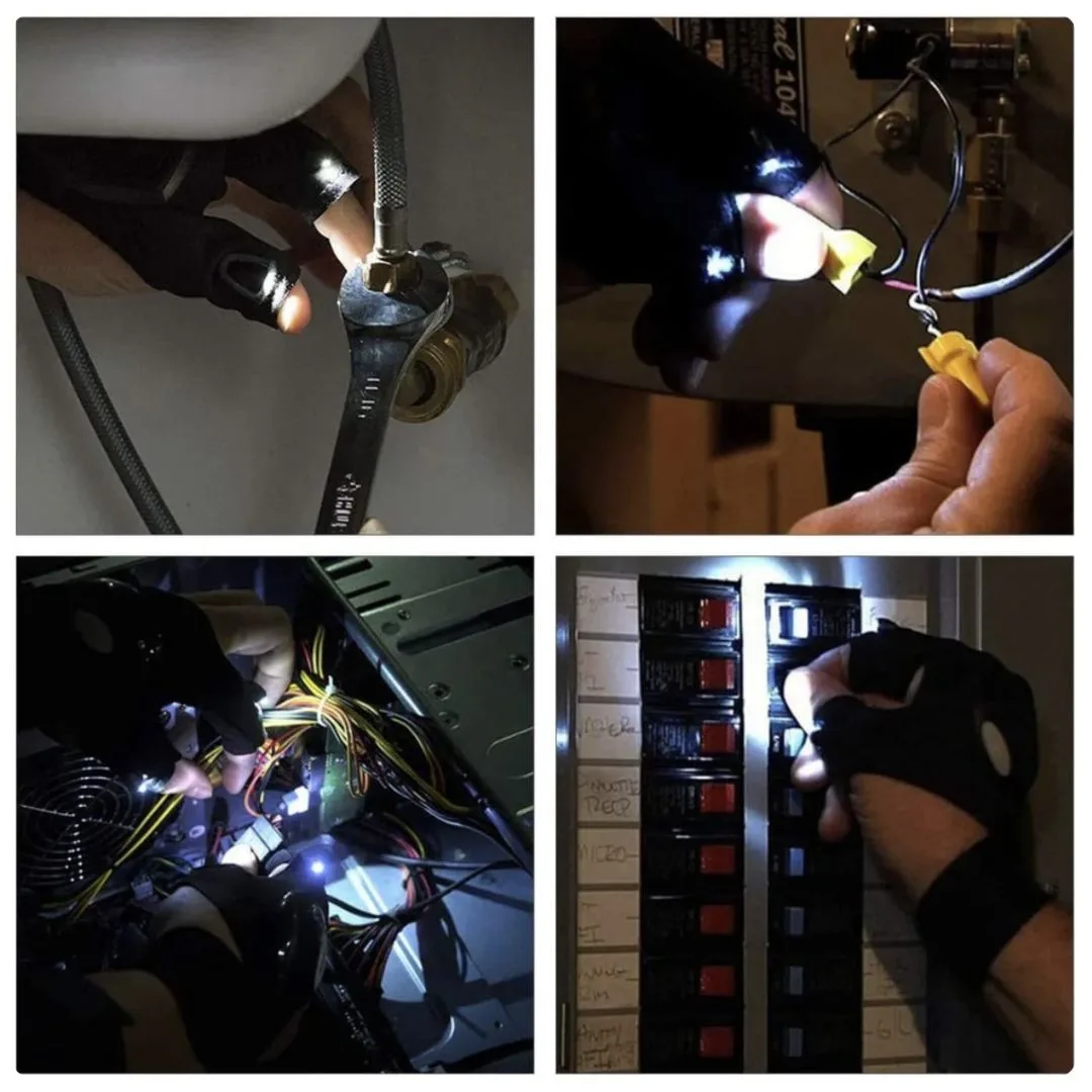 Par guantes con linterna LED - imagen 6