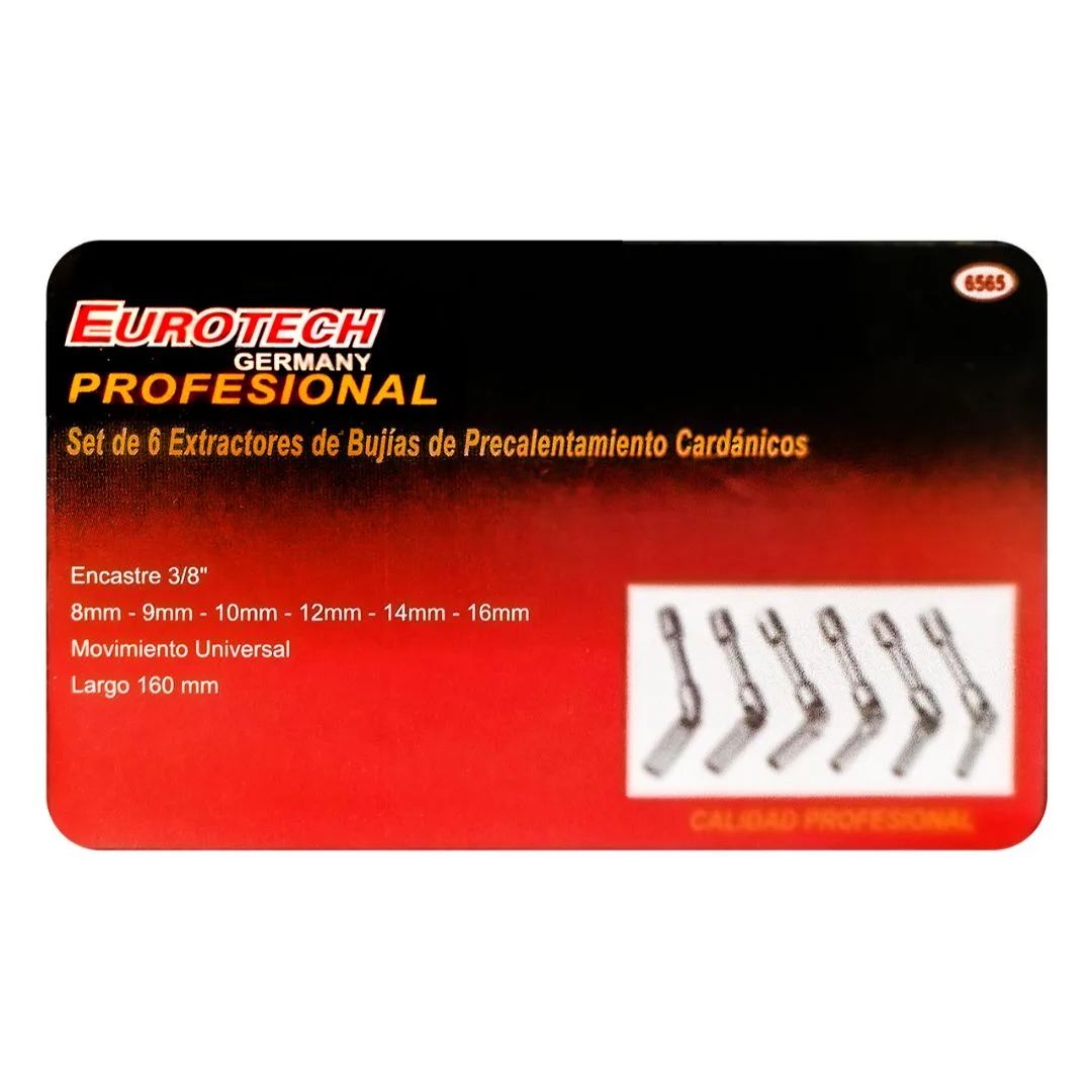 Extractor bujía precalentamiento – Cardánicos – 6 pzs. - imagen 3