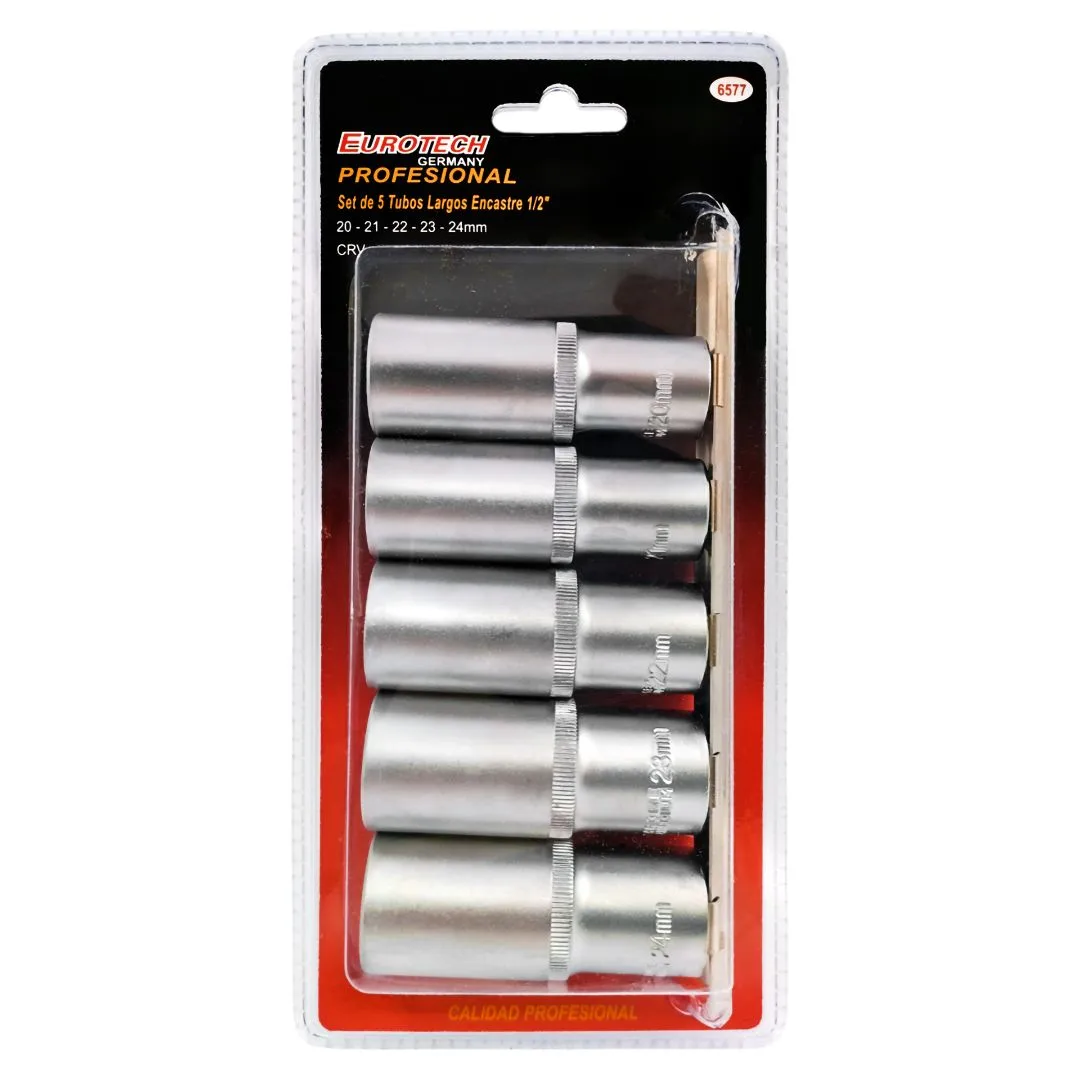 Tubos largos 1/2″ – 20 a 24 mm – 5 pcs.