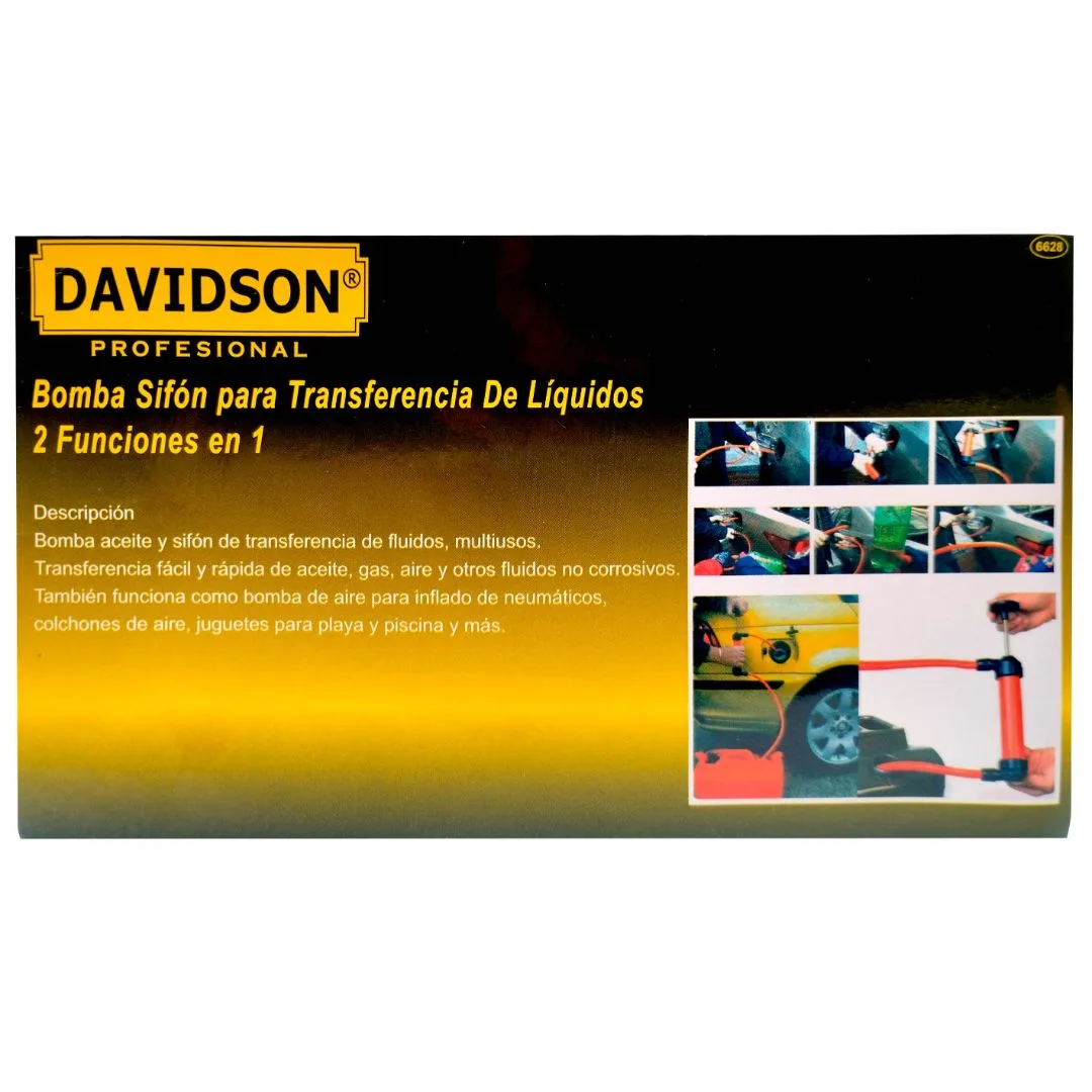 Trasvasador líquidos + Inflador – 2 En 1 – Bomba Sifón - imagen 2