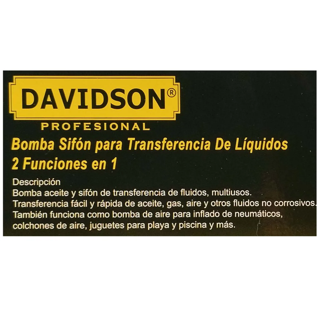 Trasvasador líquidos + Inflador – 2 En 1 – Bomba Sifón - imagen 3