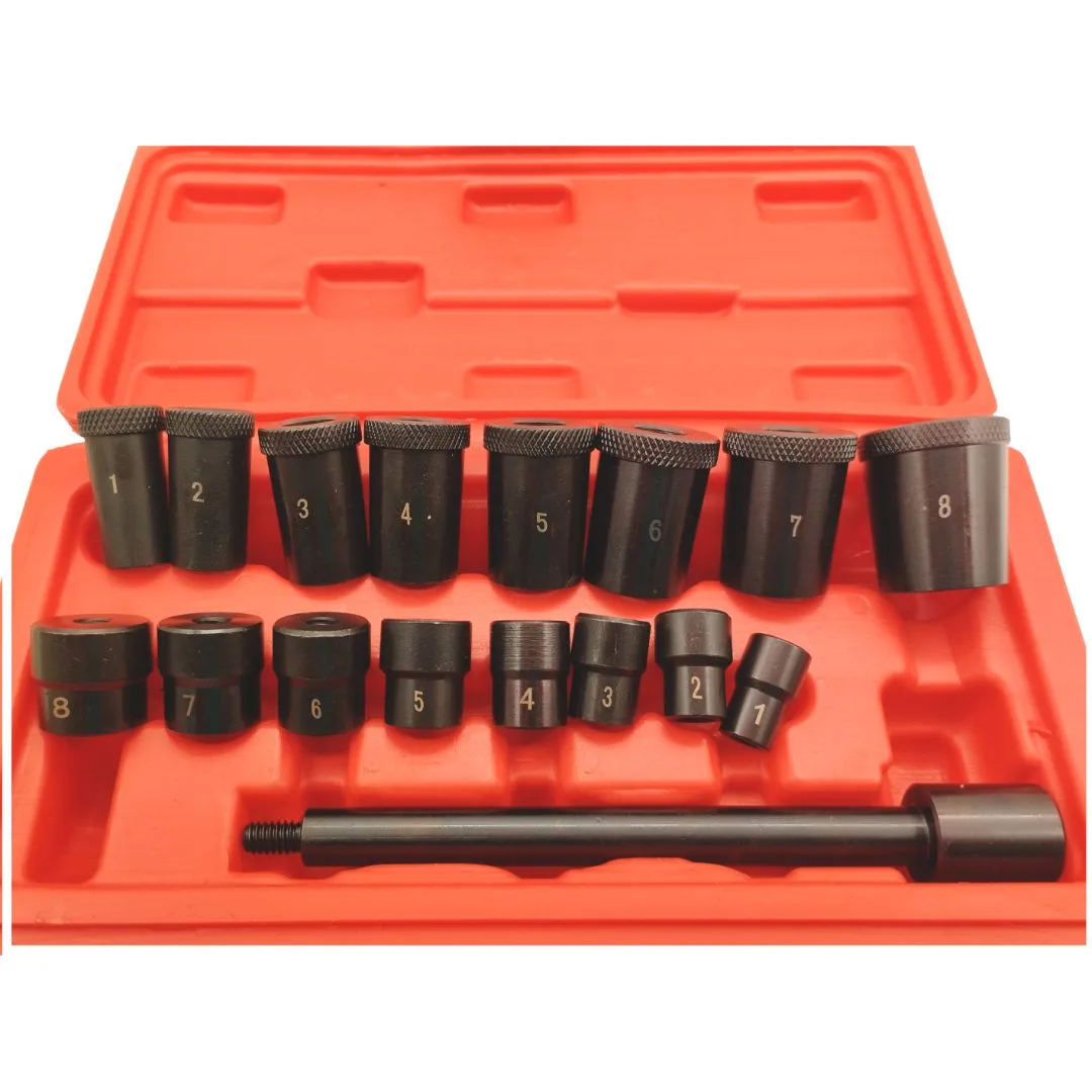 Centrador alineador embragues – Kit universal 17 pcs.
